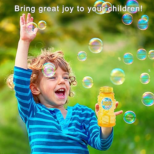 Vista 48 de Solución concentrada de burbujas Lulu Home, solución de repuesto de burbujas de 1 L/33.8 onzas de hasta 2.5 galones para máquina de burbujas de Red-2