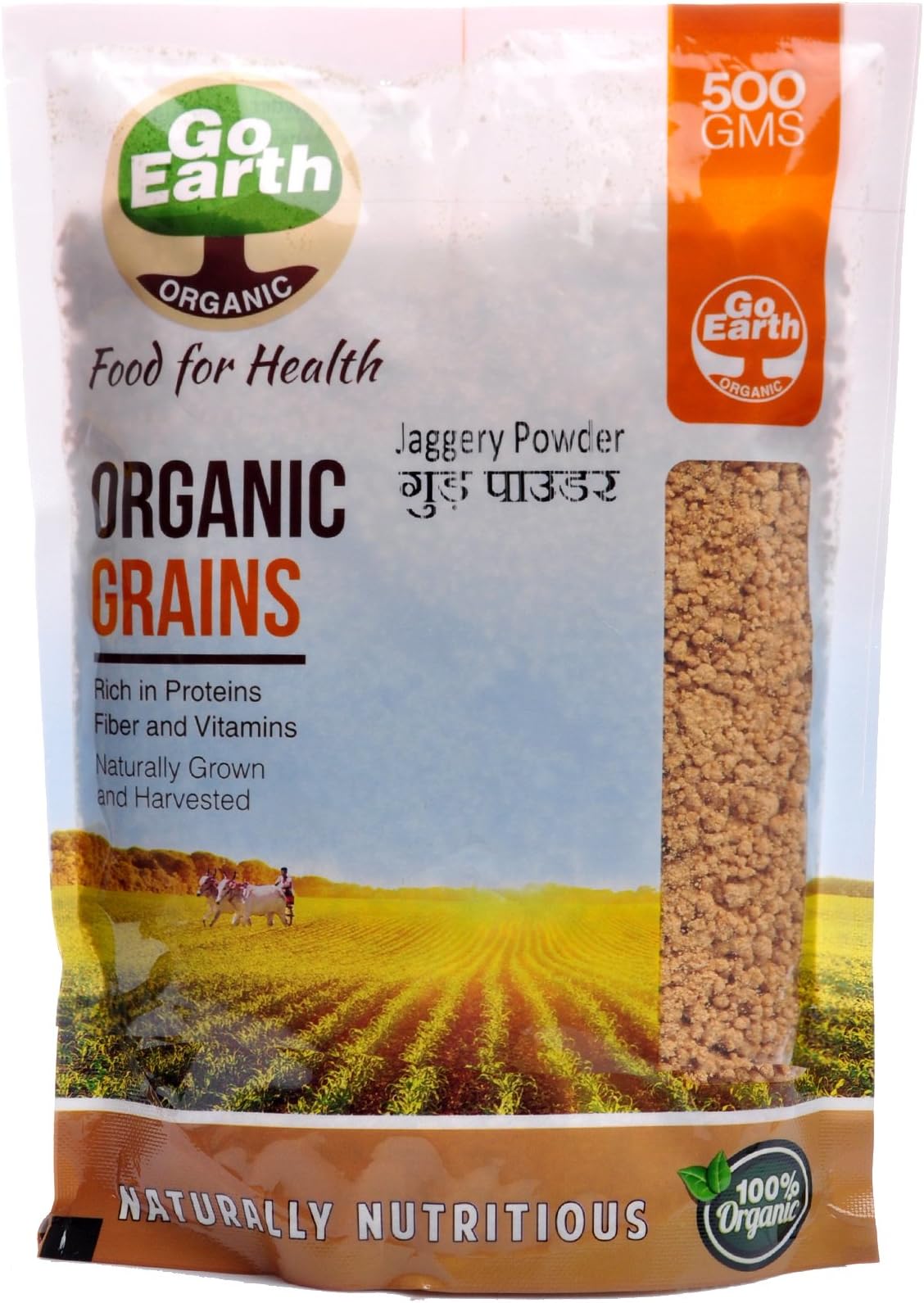 Go Earth Organic Jaggery Powder 500g