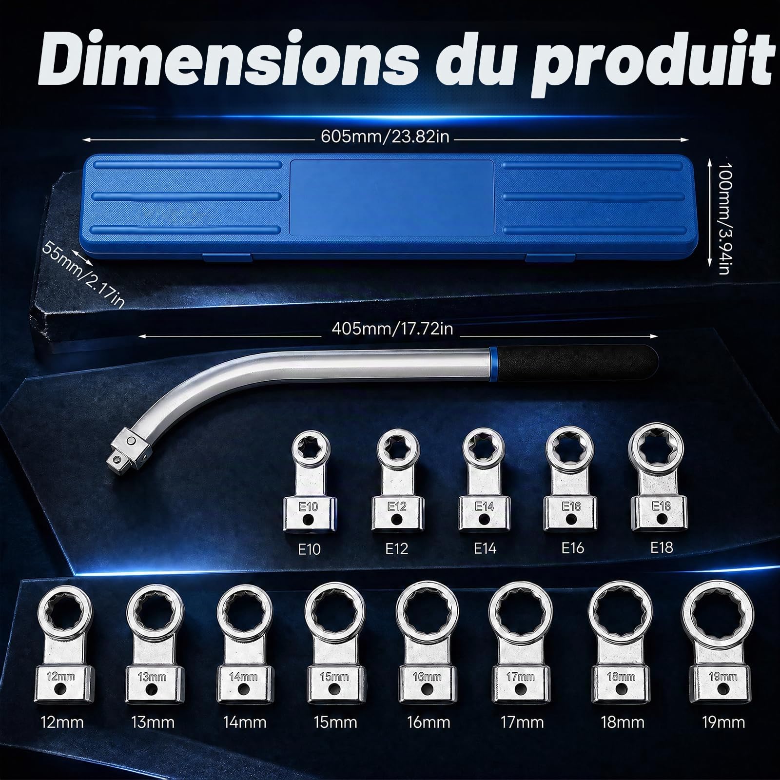 Kit Galet tendeur Courroie Accessoire Universel 15 pièces