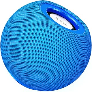 مكبر صوت لاسلكي سبورت بصوت عميق BS45، بلوتوث 5.0 من هوكو، سعة البطارية: 500 ميلي امبير في الساعة، وقت تشغيل الموسيقى يصل إلى: ساعتين، يدعم بلوتوث، وراديو اف ام، بطاقة TF، و TWS- ازرق