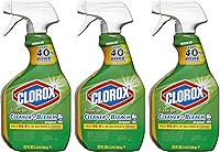 Clorox Clean-Up Bleach Cleaner Spray Value Pack, 3x24oz - Powerful All-Purpose Disinfectant for Home Surfaces