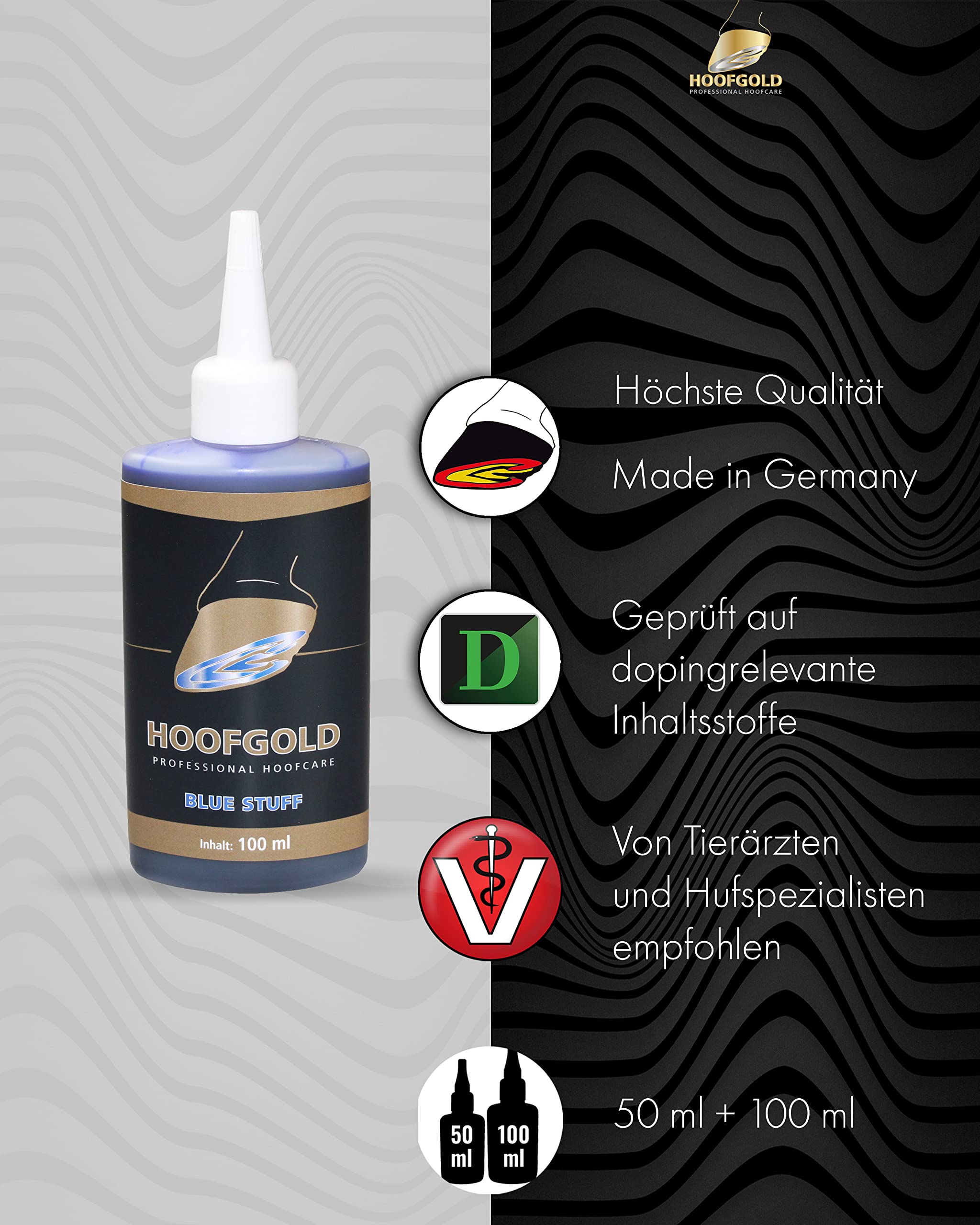 BlueStuff Cura Zoccoli Cavalli - Trattamento Intensivo Per Marciume Della Rana, 59 Ml