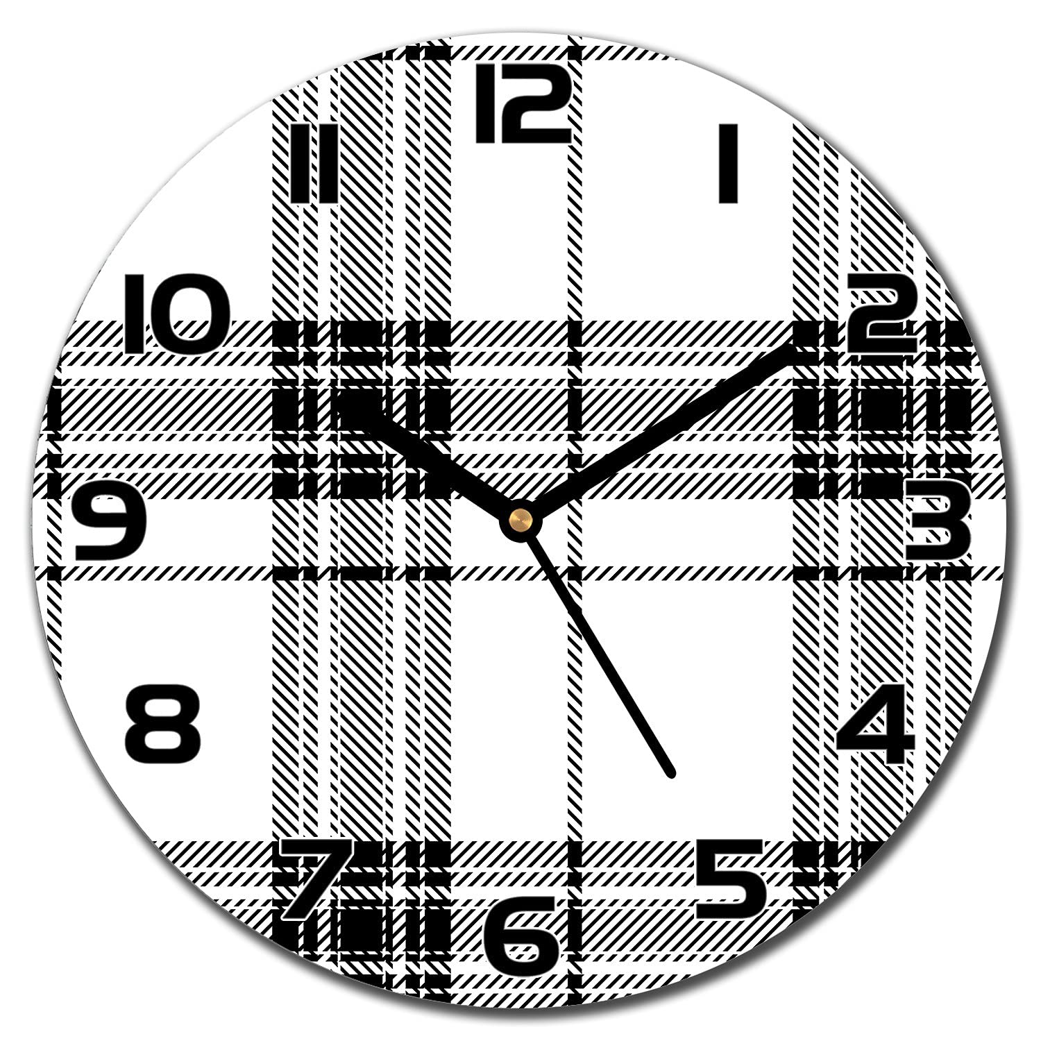 Horloge en verre moderne pour décorer les murs de votre cuisine ou salon