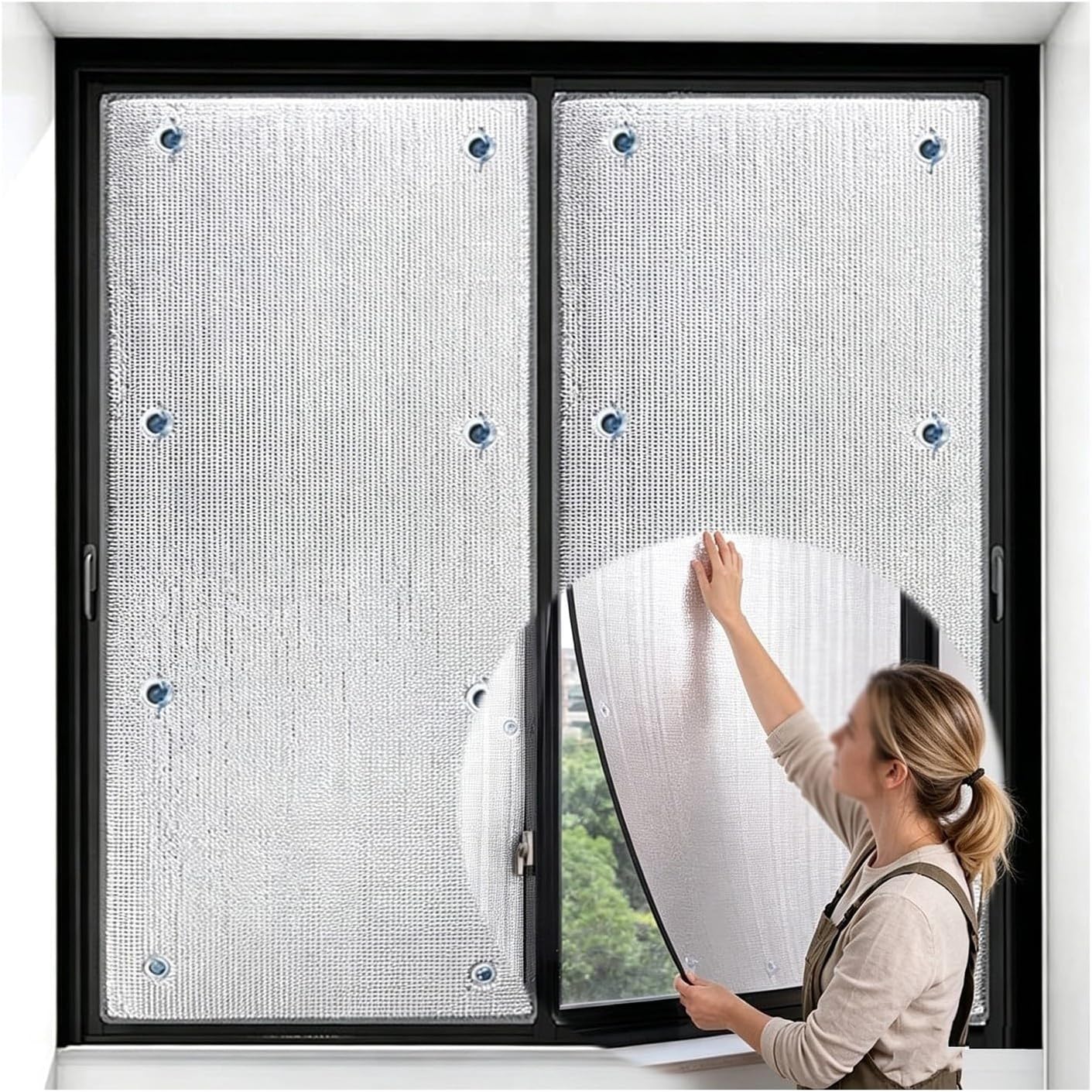 Thermal Window Cover, Heat Reflective Window Cover for Office Workers