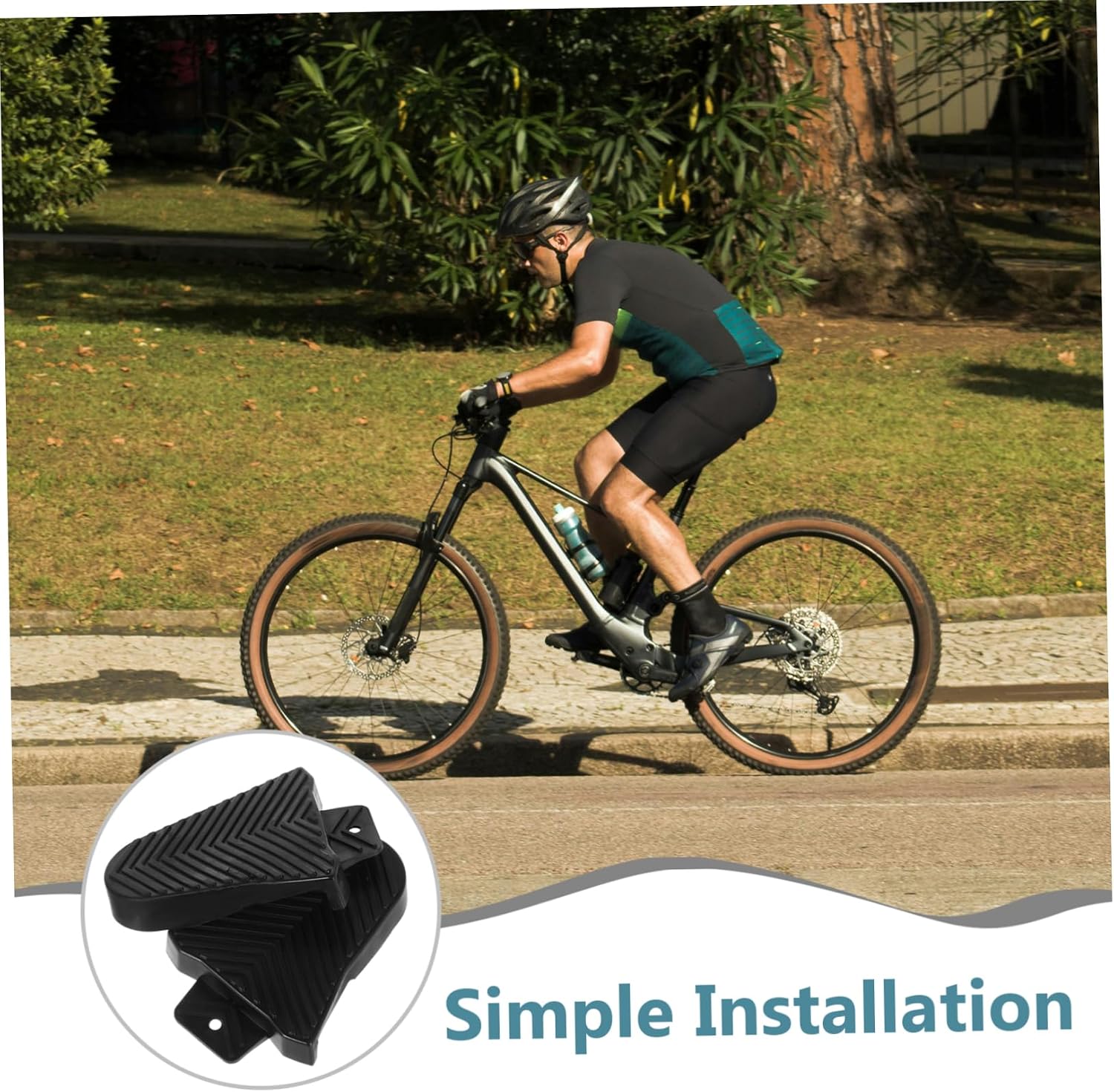 1pair Cycling Cleats and Shoe Covers for Road and Mountain Biking Easy Installation and Lightweight Bike Accessories