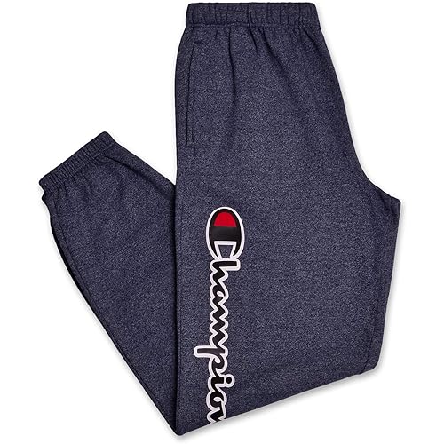Champion Sweatpants for Men Big and Tall Cotton Fleece Joggers