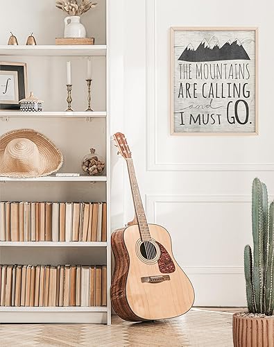 Miniatura 6 de The Mountains Are Calling and I Must Go Art Print - Unframed - 8x10 | Room Décor Aesthetic | Inspirational Wall Art | Office Wall Décor