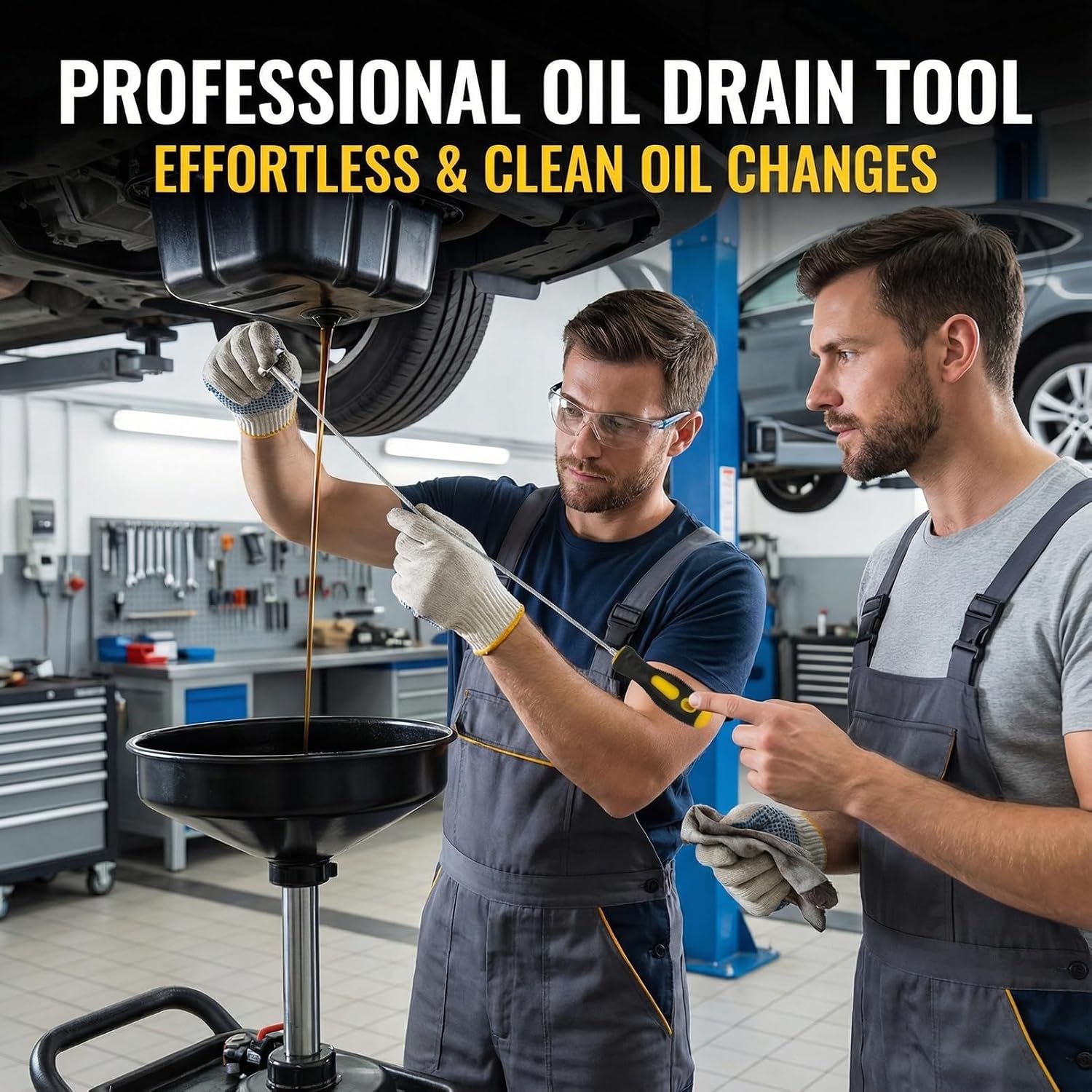 Magnetic Drain Plug Removal Tool, Heavy-Duty Plug Tool for Vehicle Oil Change, Essential Accessory for Automotive Maintenance & Garage Use image 5