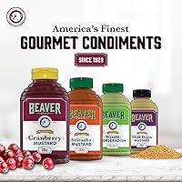 Vista 75 de Beaver Mostaza Dijon Tradicionalmente caliente, botella exprimible de 12.5 onzas