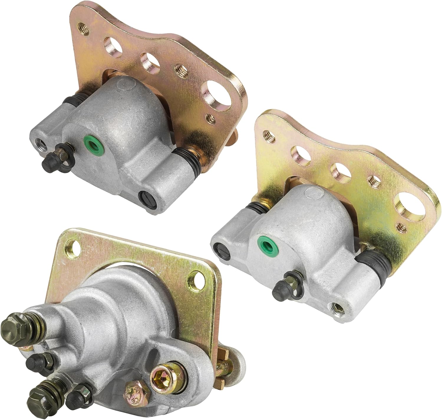 Caltric Front and Rear Brake Caliper Compatible with Polaris Magnum 330 2x4 4X4 2003 2004