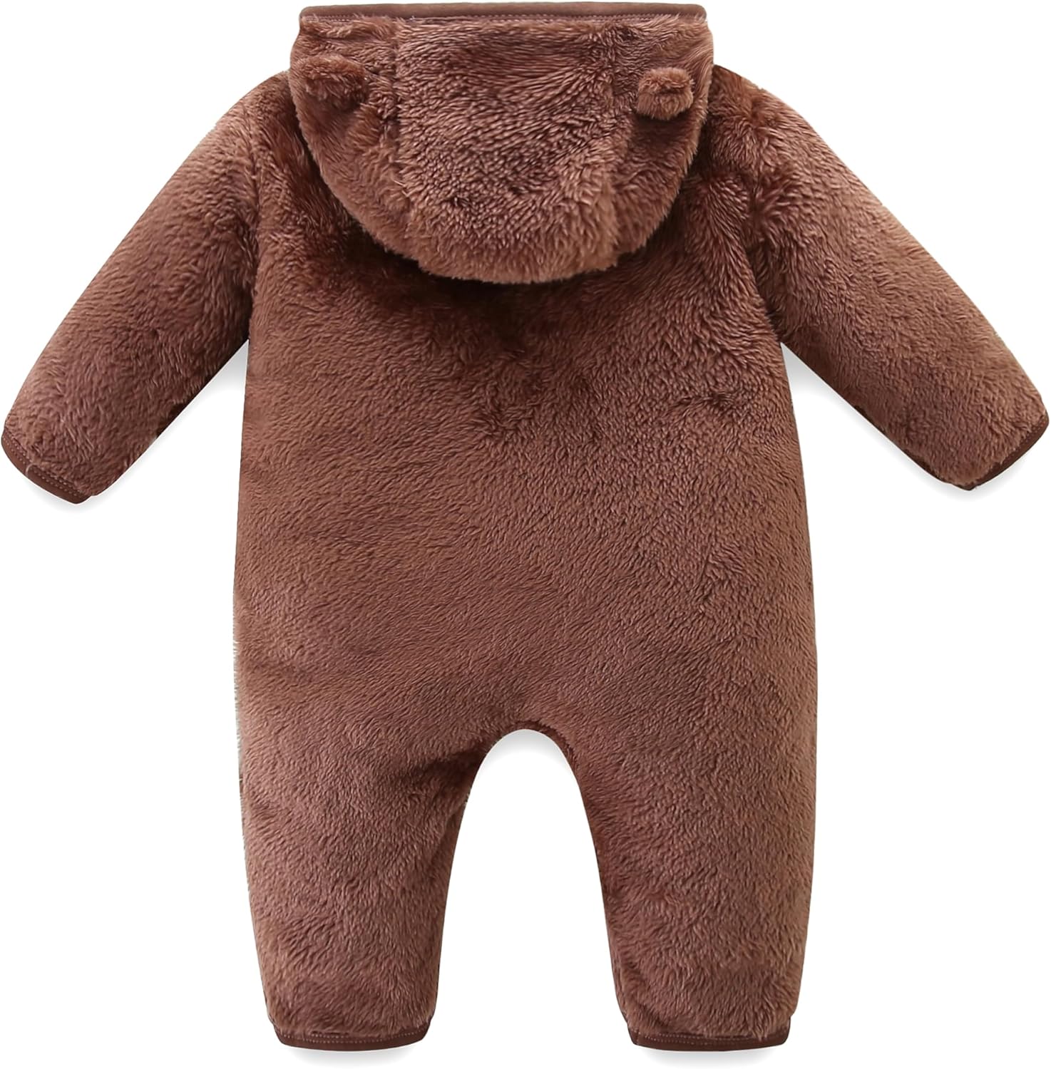 Baby Romper Infant Hooded Jumpsuit Long Sleeve Footed Onesie Outwear Outfits - Image 6