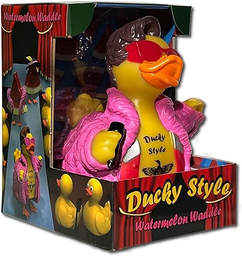 Estilo Ducky - Patos de goma flotantes - Juguete de baño coleccionable de regalo para niños y adultos de todas las edades
