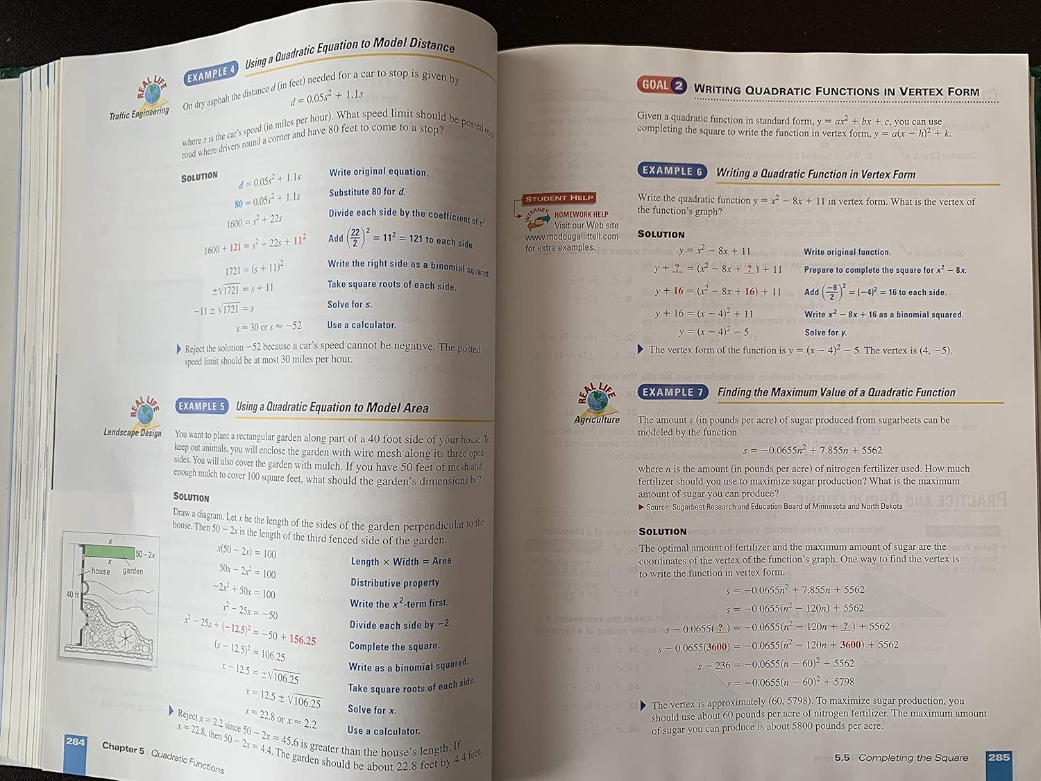 McDougal Littell Algebra 2: Student Edition (C) 2004 2004