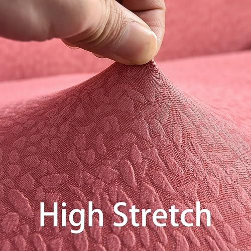 Miniatura 2 de Funda para sofá, protector de muebles de sofá, tejido jacquard elástico, suave, antideslizante, parte inferior elástica, gruesa, lavable, universal,