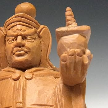 毘沙門天 木曽桧 木彫り 仏像 日本仏師作品 毘沙門天 16cm 木曽桧 木彫り 仏像 日本仏師作品 : 仏像と縁起物