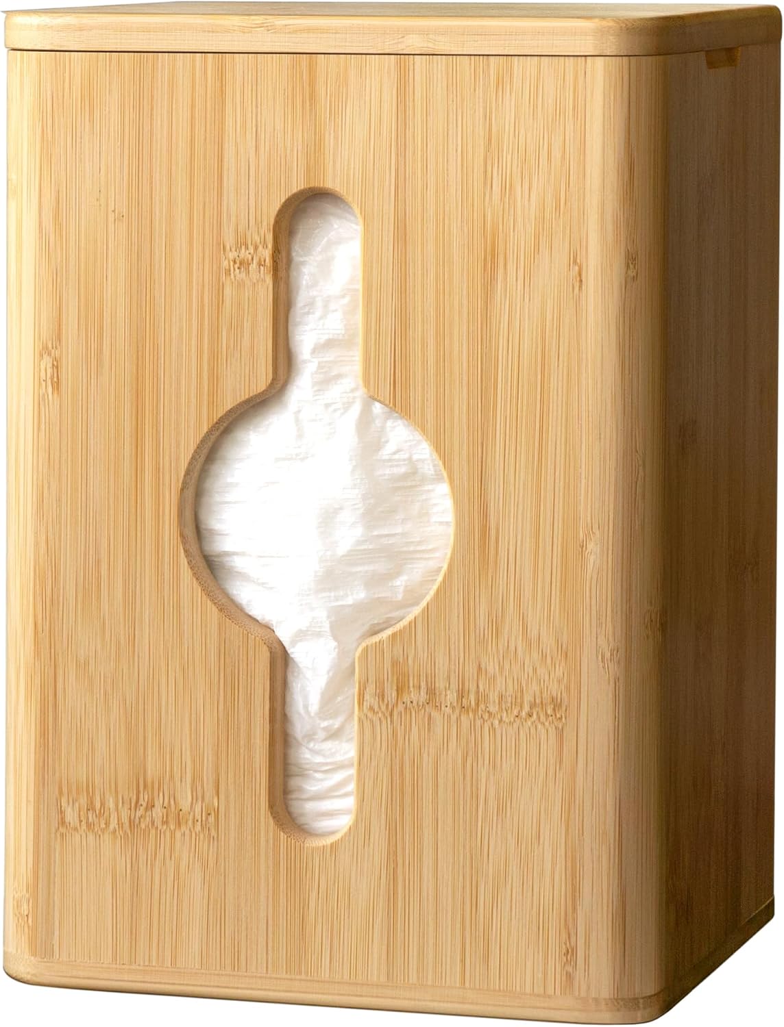 Trash Bag Dispenser – Wall Mounted & Stackable Garbage Bag Holder Dispenser for Kitchen & Pantry | Durable, Minimal, and Effortlessly Organized (Large)