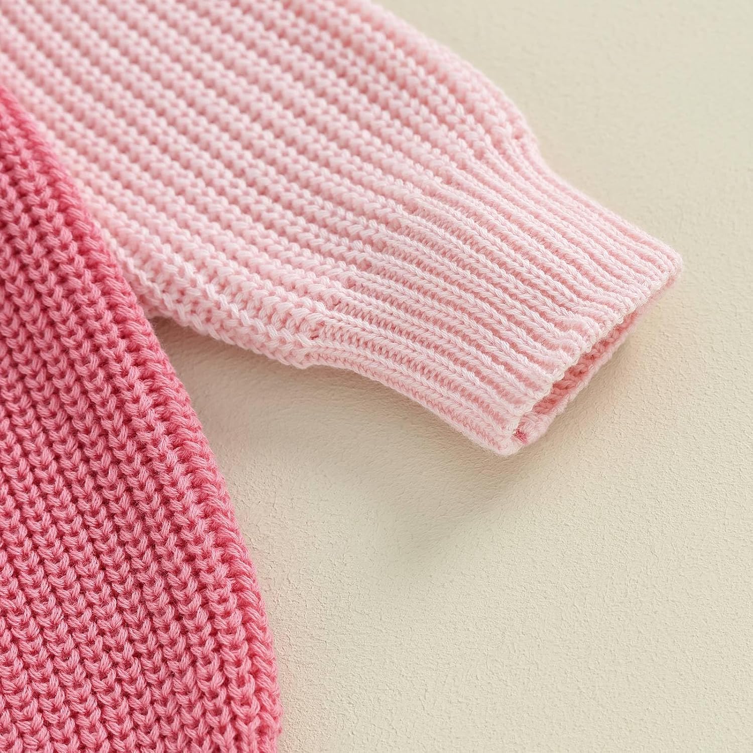 Bonangber Toddler Baby Girl Valentines Outfit Love Heart Sweet Long Sleeve Crewneck Sweater Cute Fall Winter Clothes