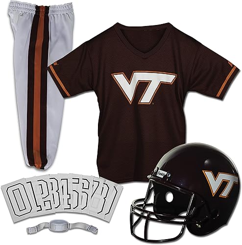 Miniatura 99 de Franklin Sports NCAA - Conjunto de casco de fútbol americano universitario + camiseta - Conjunto de disfraz de uniforme de equipo de la NCAA