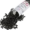 Miyuki Delica Seed Beads – Size 110 1.6 mm, DB2261, Picasso Smoky Matte Black, 7.2 g, Approx. 1440 Beads, Made in Japan