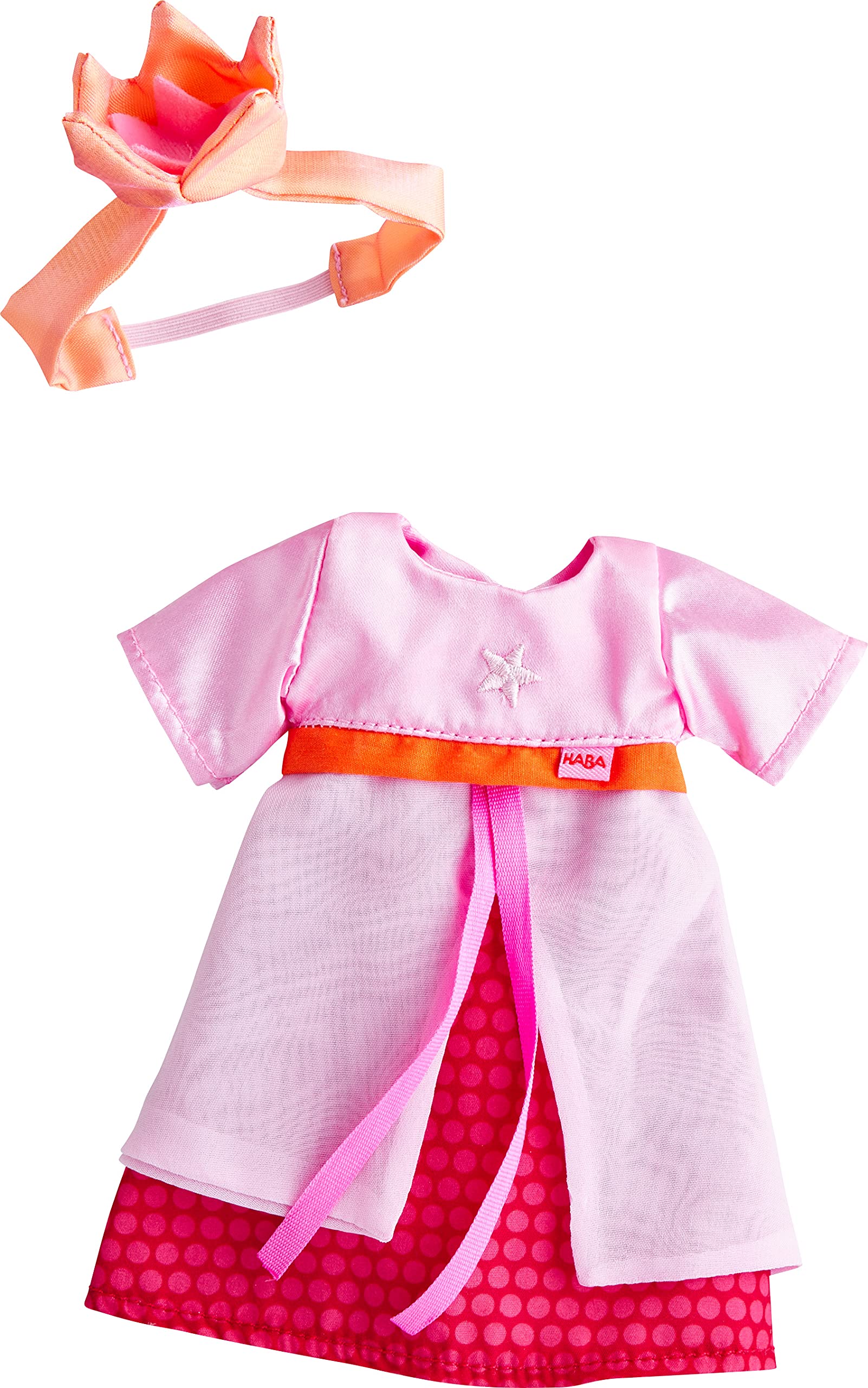 HABA 306242 – Juego de Ropa de Princesa para muñecas a Partir de 1,5 años