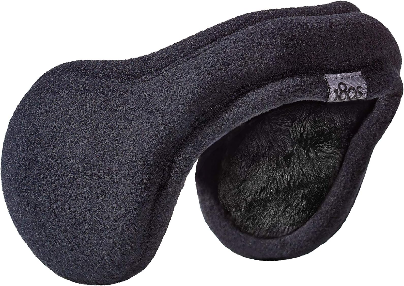 180s Women's Ear Warmer Adjustable Behind The Head Ultra Soft Faux fur Plush Fleece Ear Muff