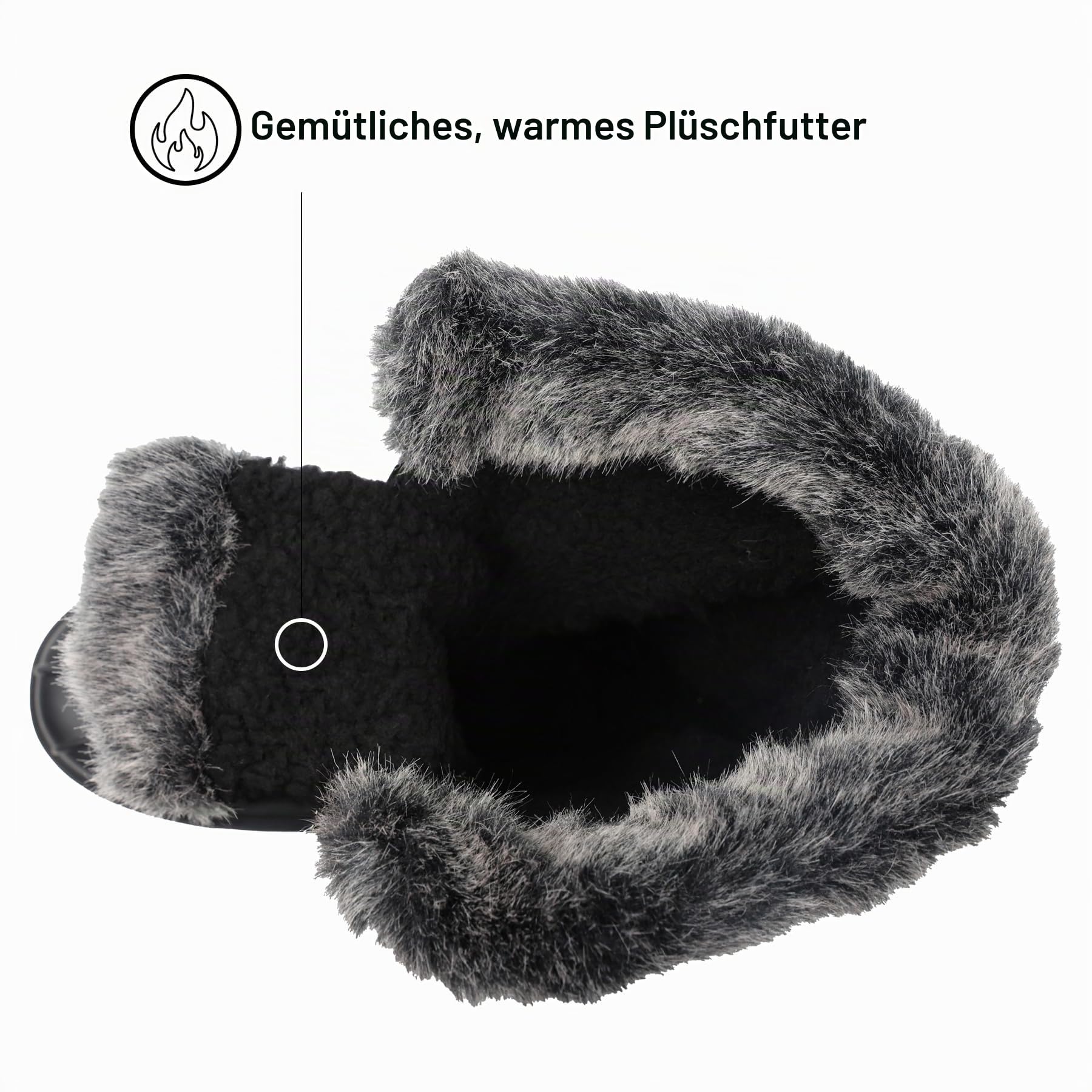 Knixmax Herren Damen Schneestiefel Winterstiefel Warme Gefüttert Winterschuhe rutschfest Wasserdicht Sohle Leichte Winter Stiefel Gr.37-46