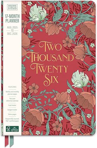 Orange Circle Studio Academic Planner 2026, Age of Romance, Clara