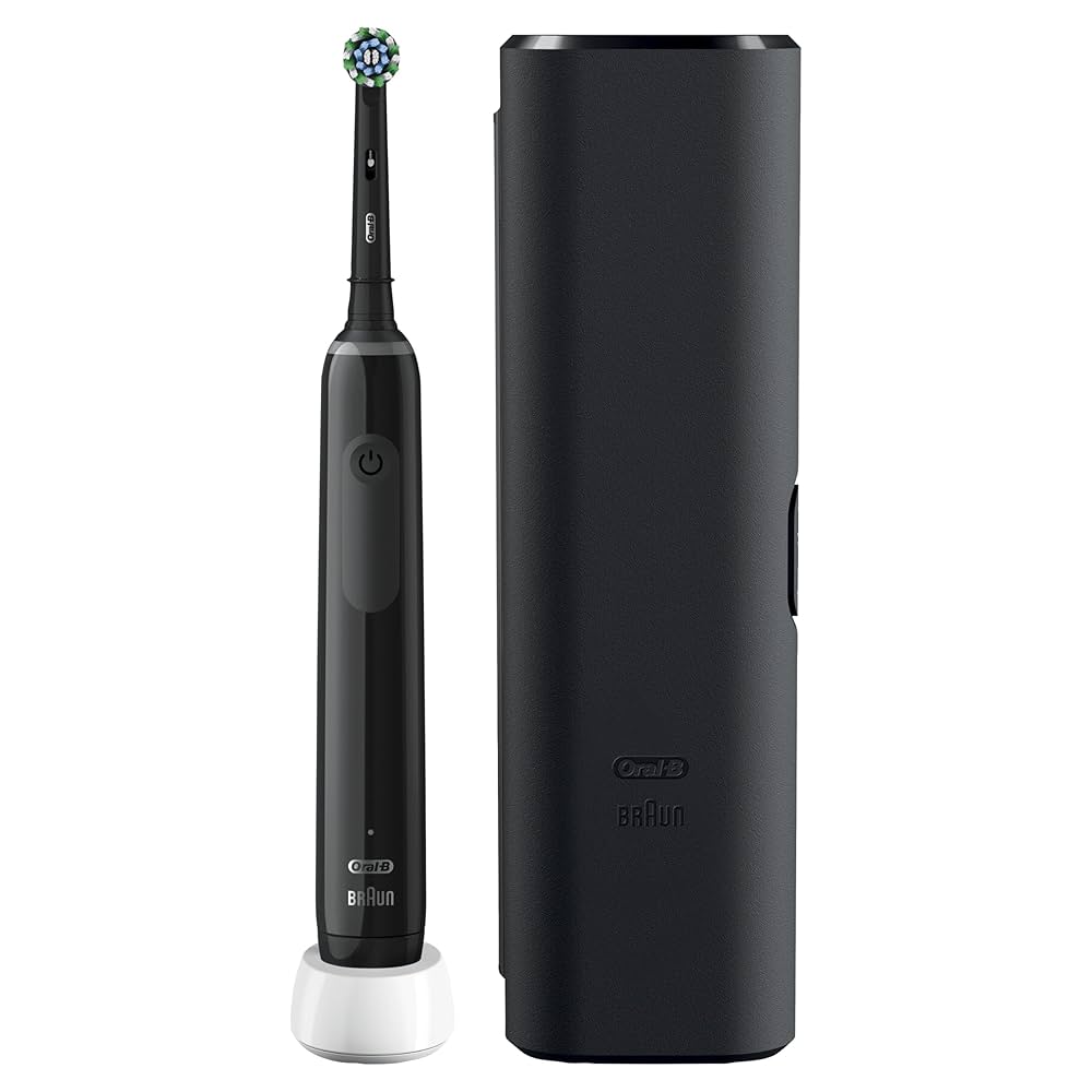 BRAUN Oral-B PRO 3 ブラック 本体 Oral-B Pro 3 - 3500 - Black Electric Toothbrush, 1 Handle