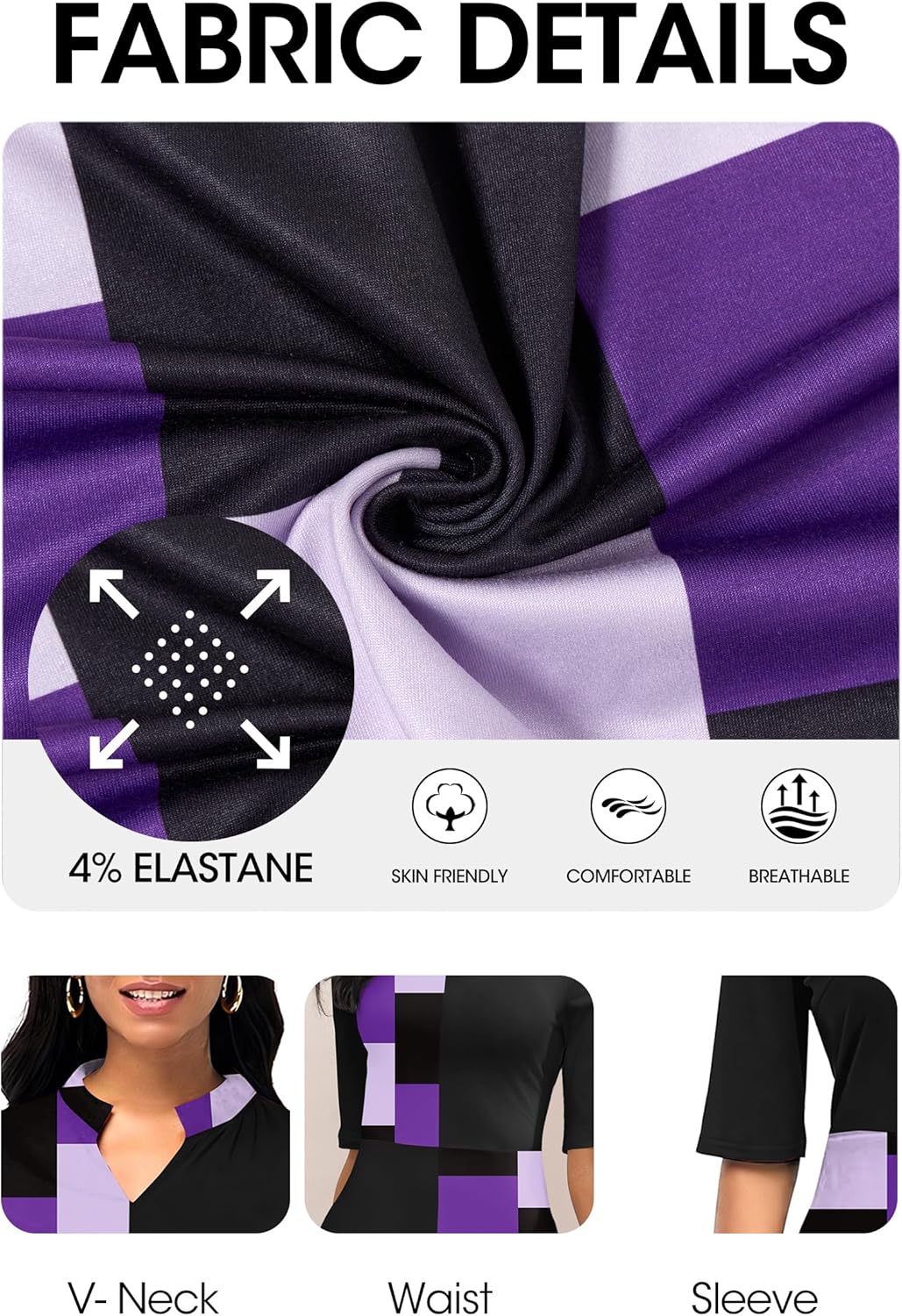 Runwind Maxi Long Dress for Women - Casual Church A-Line Elegant Cocktail Dresses V Neck - Image 6