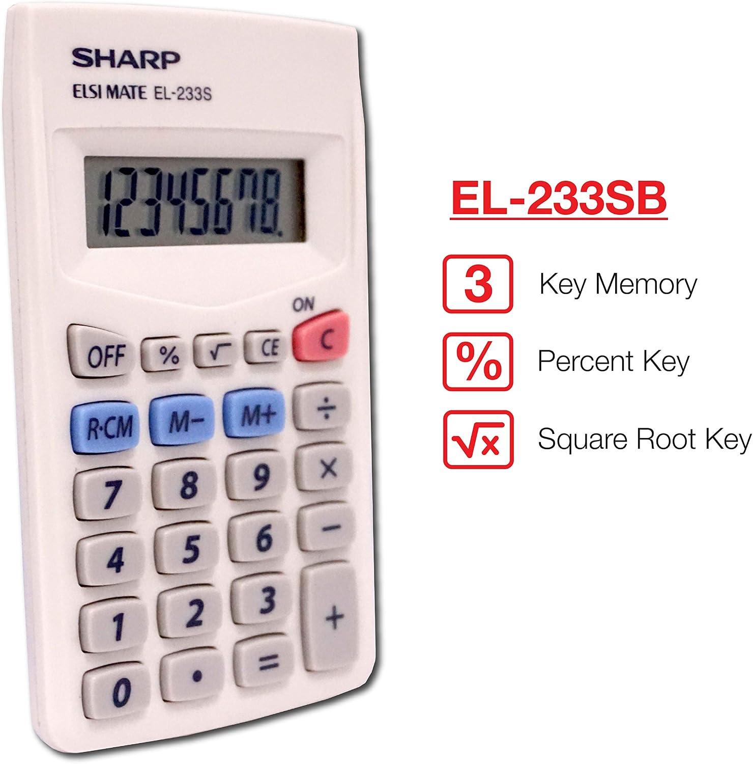 Sharp EL233SB Standard Function Calculator