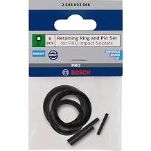 Bosch 6 x Set Tutucu Halkal  ve Kalem PRO Impact Lokma Anahtar Ucu i in 2 x 73 mm,