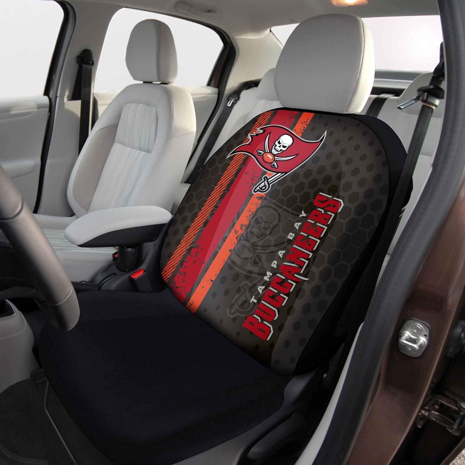 NFL - Tampa Bay Buccaneers SEATCOVERRALLY-Tampa Bay Buccaneers Rally Seat Cover - Full Color Vivid Design - 1pc