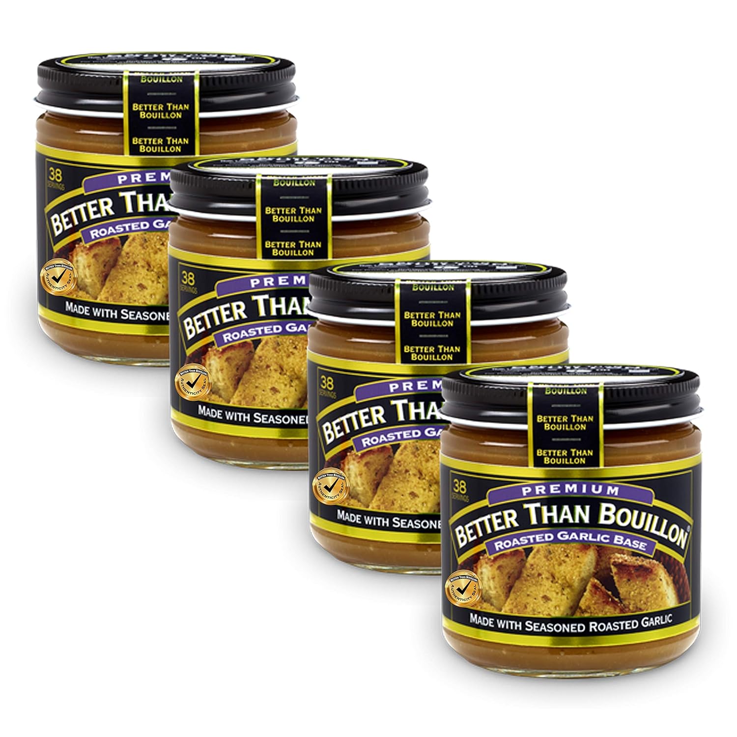 Better Than Bouillon Roasted Garlic Base 8 oz (Pack of 4)