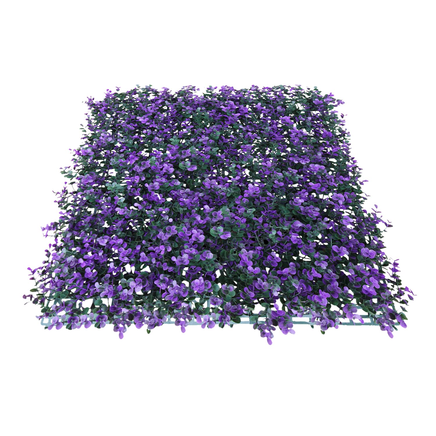 Patio Paradise 6pcs 20"x20" Artificial Purple Lavender Hedge Panel