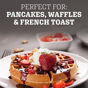 Maple Grove Farms Sugar-Free Strawberry-Flavored Pancake Syrup, 24 Ounce (Pack of 2)