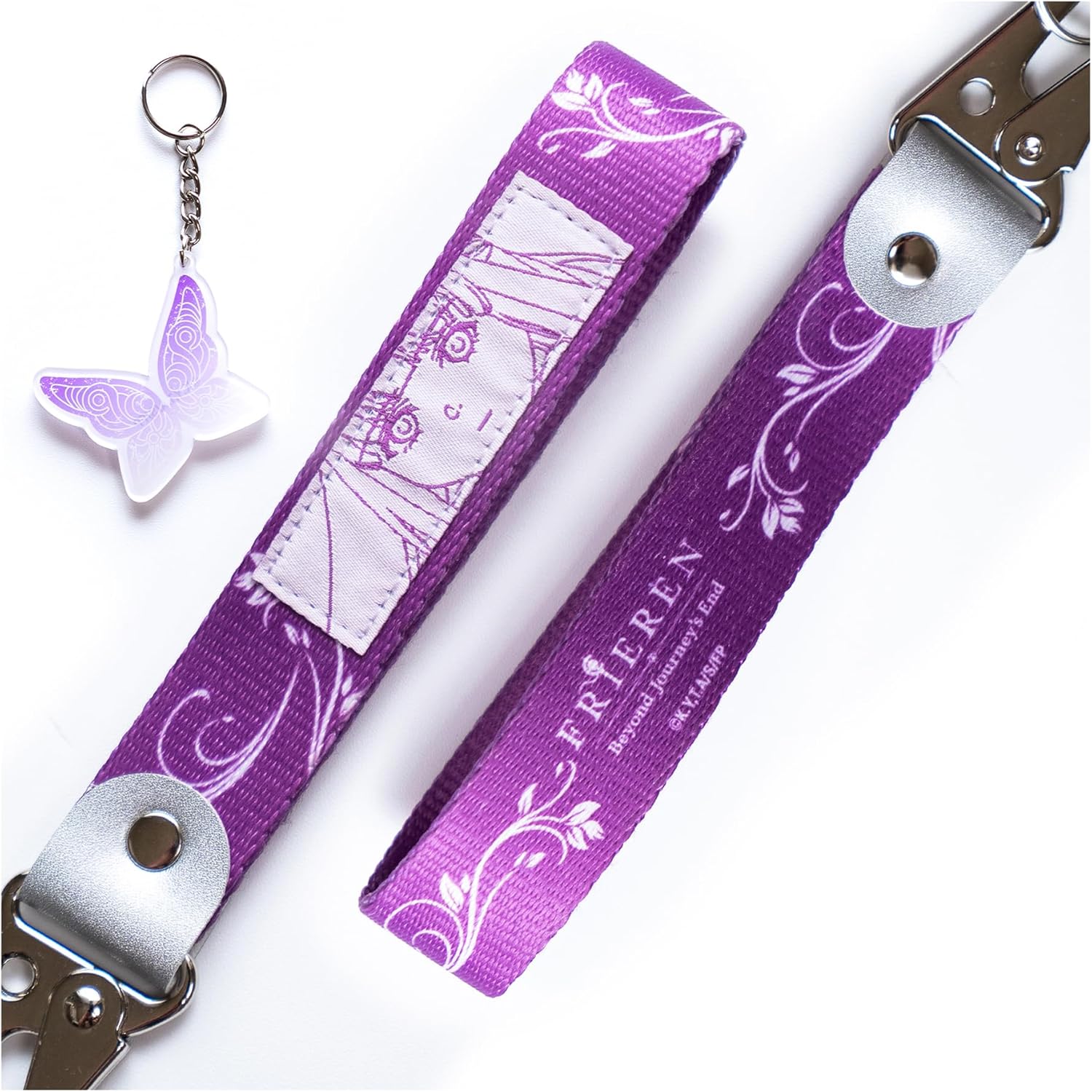 Frieren: Beyond Journey's End - Fern Keystrap and Keychain Bundle - Otaku Gift Set for Anime Fans