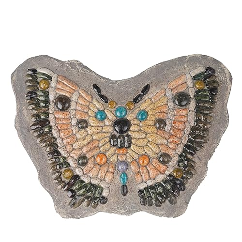 Vista 13 de Piedras decorativas de girasol para jardín al aire libre – Adoquines para sendero exterior, piedras de jardín, piedras decorativas para jardín al