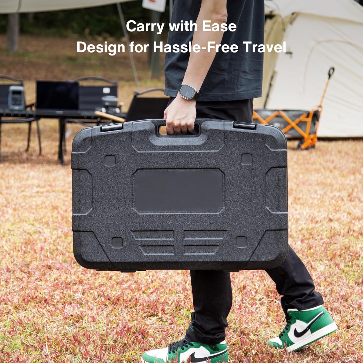 Storage Case for Starlink Standard Gen 3, Protective Hard Case with Foam Padding for Gen 3 Dish, Router, Cables & Accessories, Portable and Durable Ideal for Travel and Outdoor Use