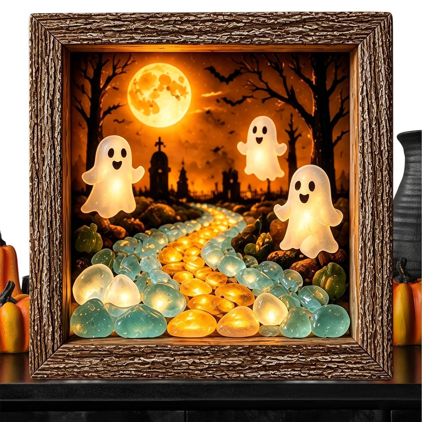 Kit di scatola dei ricordi di Halloween fai da te rustico decorazione