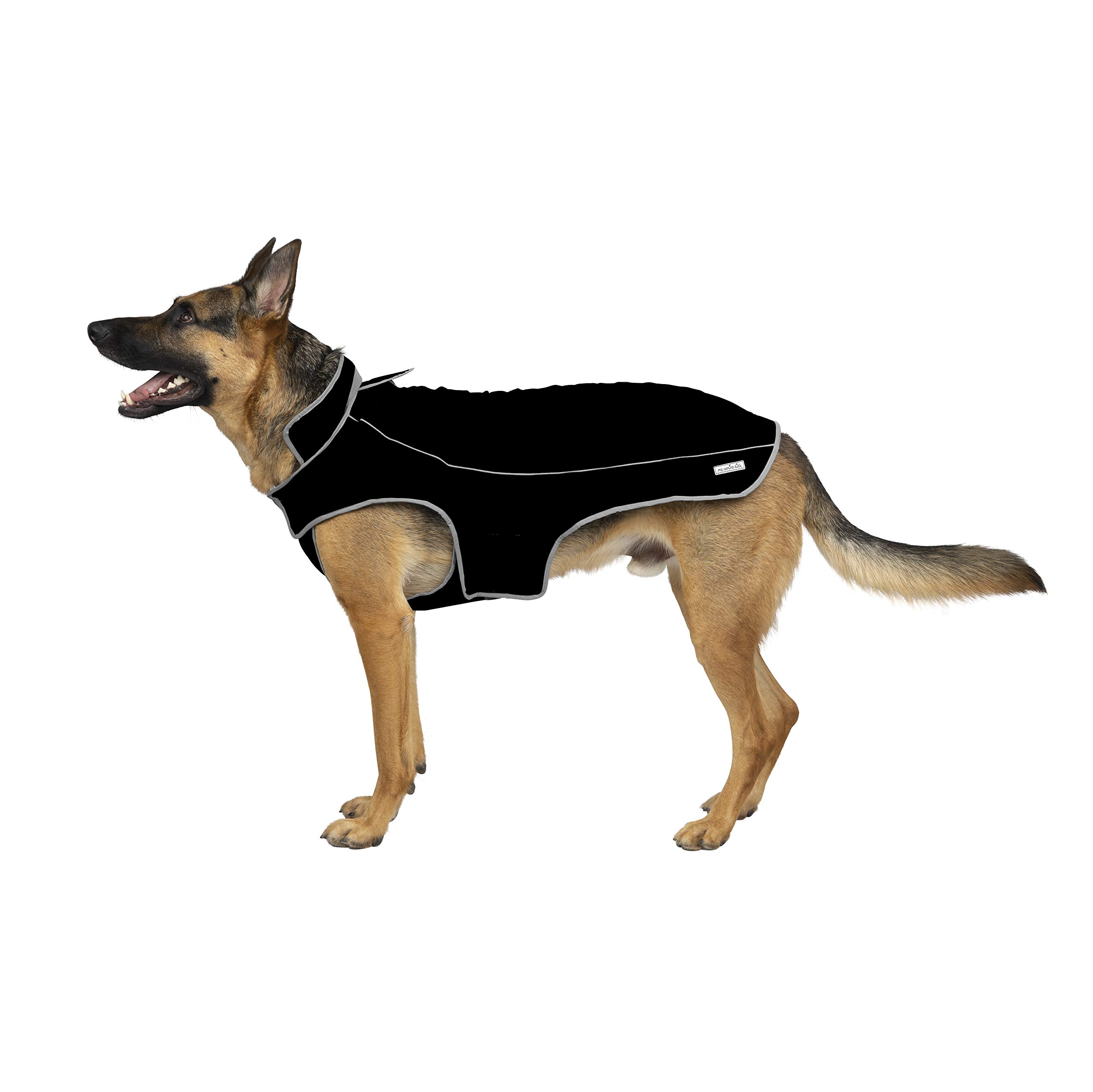 Ajuste de precisión Sport Parka – mejor cálido invierno abrigo para perros (forro polar, nailon impermeable, ajustable, ribetes todas las razas, tamaño XXS a XXL. Pequeño, taza, pequeño, extra grande XL, Gran Perro, mi canina Kids