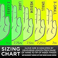 Vista 5 de Franklin Sports Guantes de pickleball para adultos - Hombre y mujer - Mano derecha e izquierda - Blanco