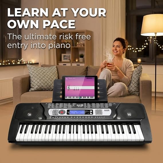 RockJam RJ654 54 Key Keyboard Piano for Beginners
