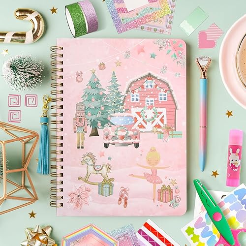 Miniatura 7 de Kit de diario de regalos de Navidad para niñas de 8 a 12 años, regalos para adolescentes, álbum de recortes, diario, calcomanías de diario, marcos,