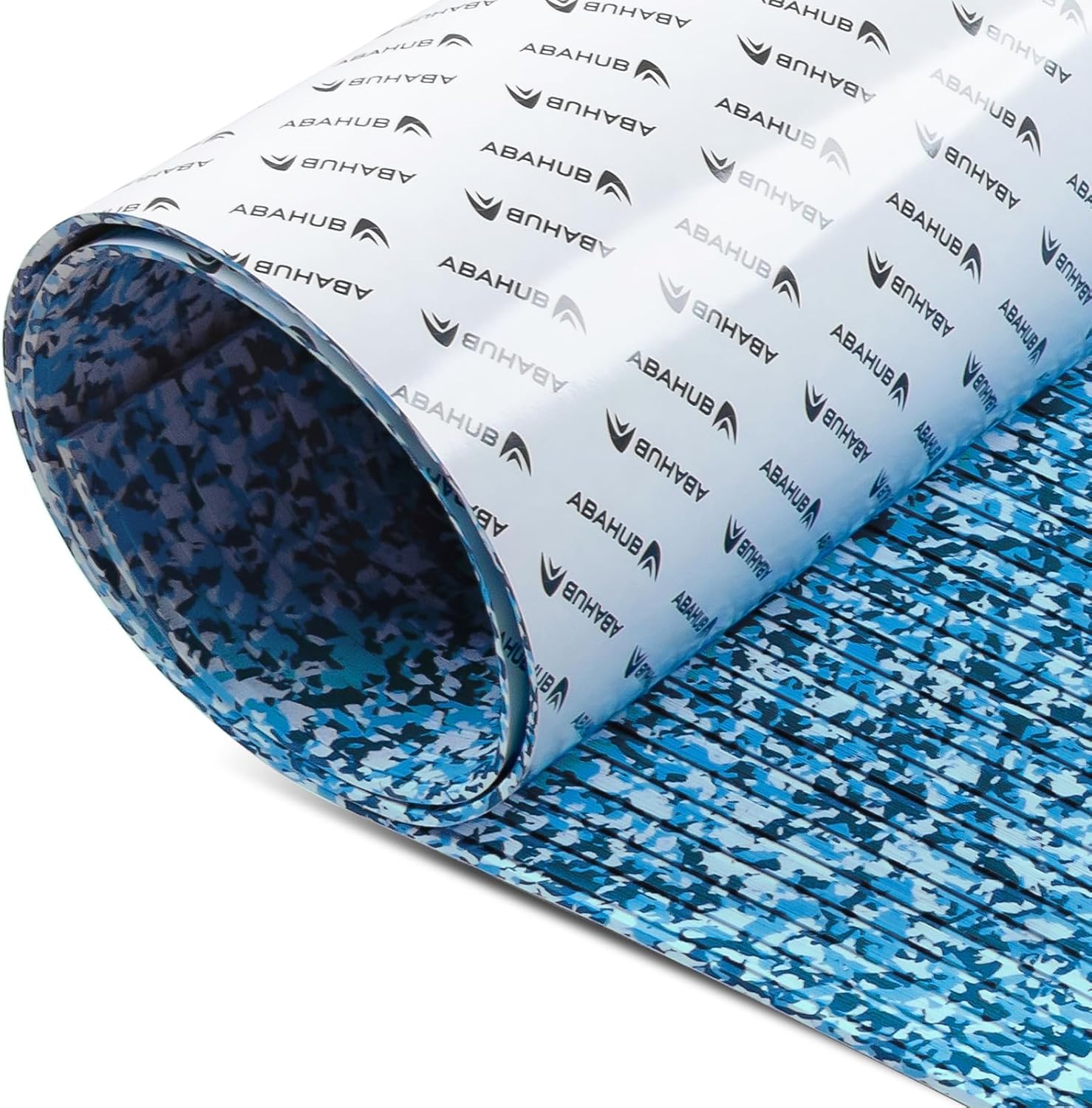 Abahub EVA Foam Boat Flooring Strip Cut Pattern Marine Decking Sheet with Self-Adhesive Carpet for Motorboat Kayak Surfboard SUP