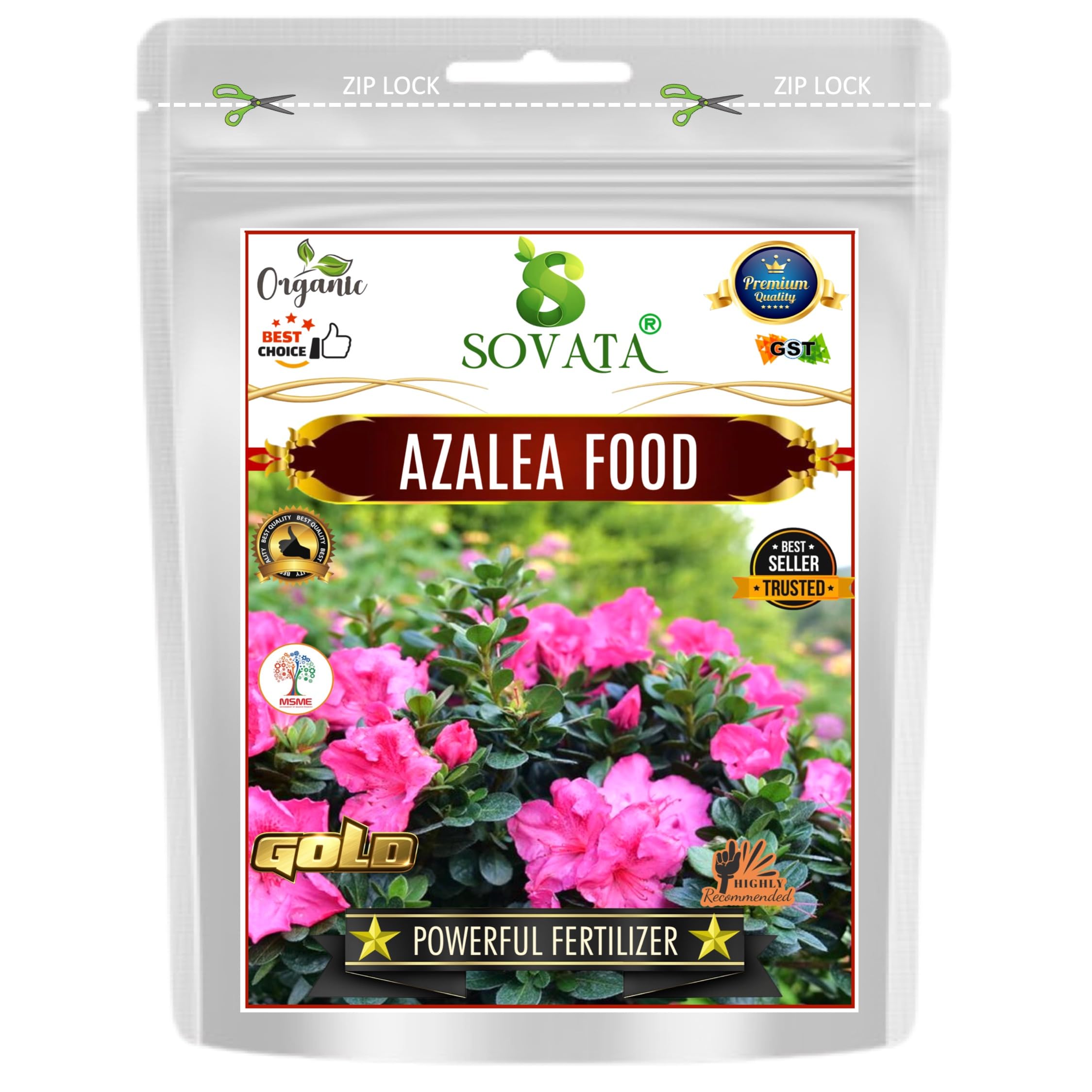 Azalea Food, Powerful Organic Fertilizer for Heavy Flowering and Fast Growth of Azalea Plants. (400 gm)-image-5