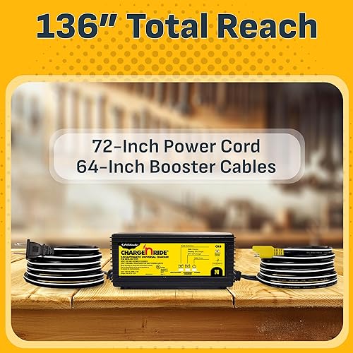 Miniatura 4 de Schumacher CR8 Cargador de batería universal para juguetes de montar  1.5 amperios, 24 V  para Dynacraft, Razor, Huffy  Conectores incluidos