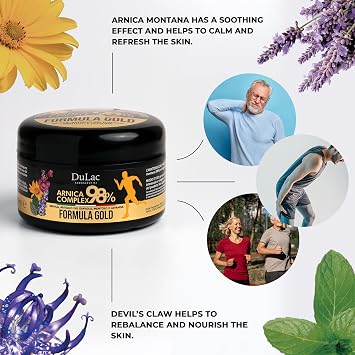 Dulac, Arnica Gel 98%, Enhanced Formula Complex, Refreshing Effect, 300 ml