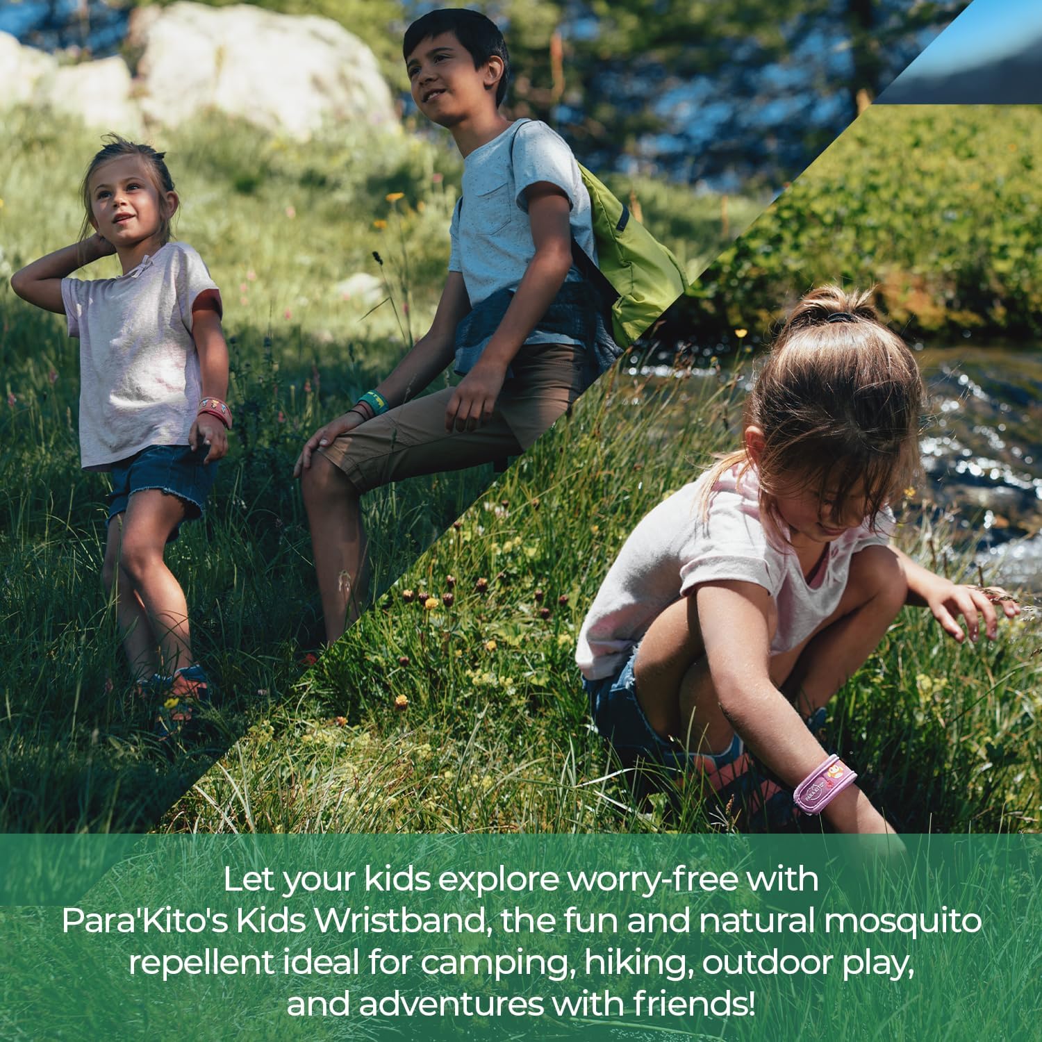 PARA'KITO Bug & Mosquito Bracelets for Kids | Mosquito Spray Alternative | Waterproof, Outdoor Insect Wristband w/Natural Essential Oils | Hiking, Trekking & Camping Accessories (Llama) - Image 5