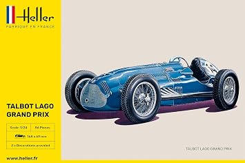 Heller 80721 Talbot Lagot GP Plastic Model Kit, 1:24 Scale