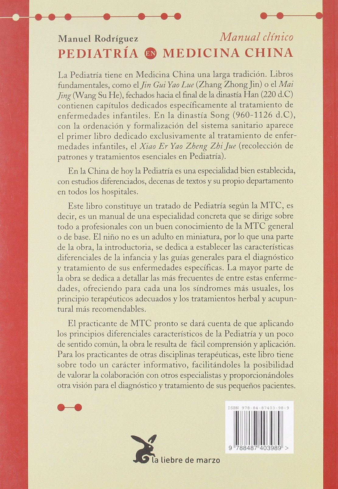 Pediatria en medicina China - manual clinico